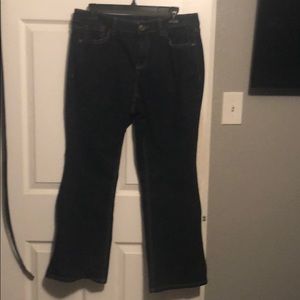 Dark wash boot cut jeans from Lane Bryant